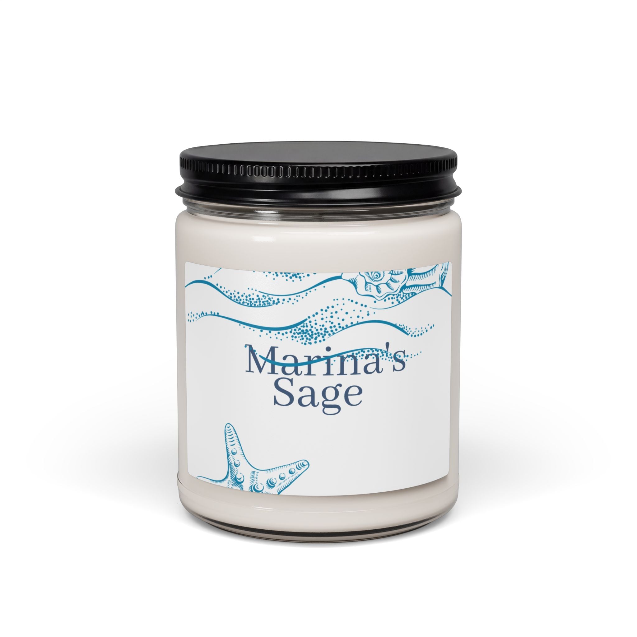 Scented Soy Candle — Marina's Sage (9oz)