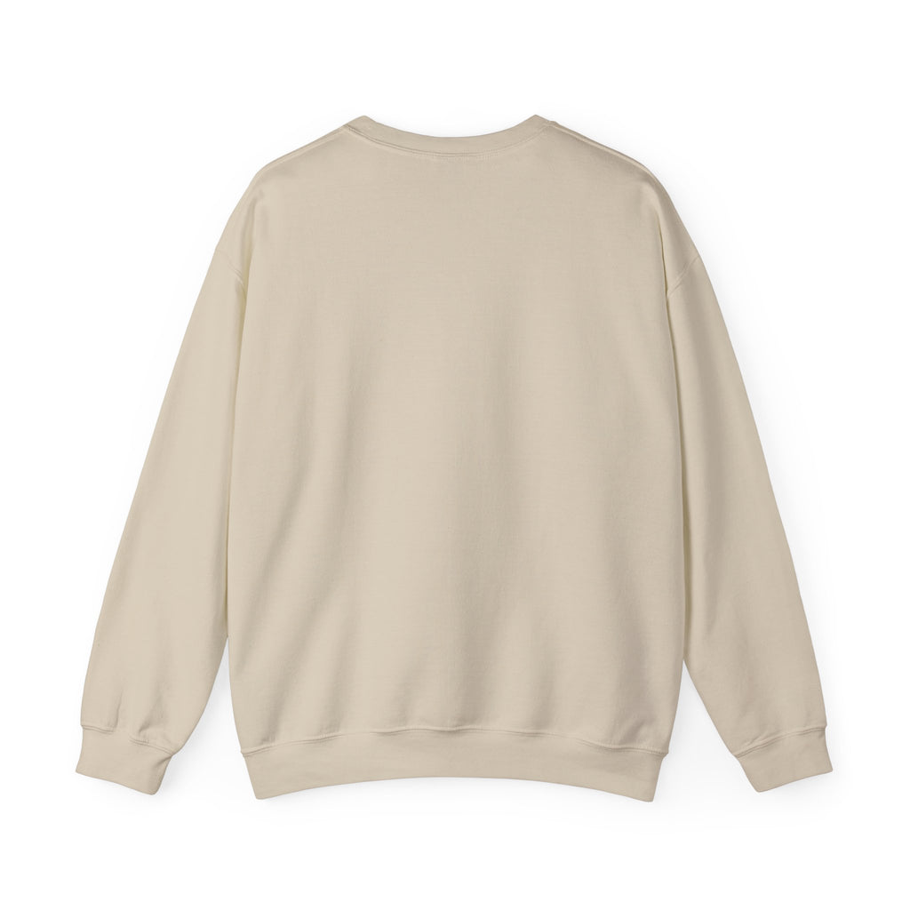 Sea Shell Crewneck Sweatshirt — “Marina’s Sage” Nautical Wave Graphic