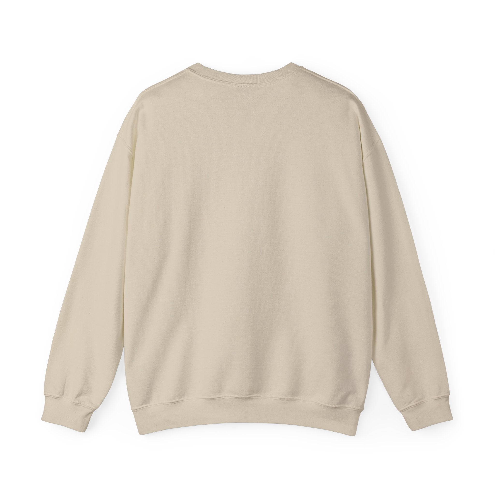 Sea Shell Crewneck Sweatshirt — “Marina’s Sage” Nautical Wave Graphic