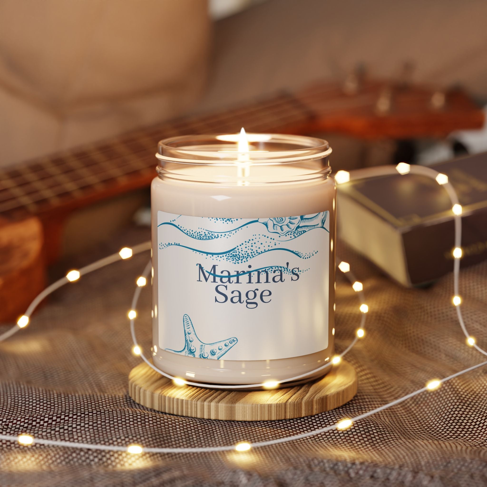 Scented Soy Candle — Marina's Sage (9oz)