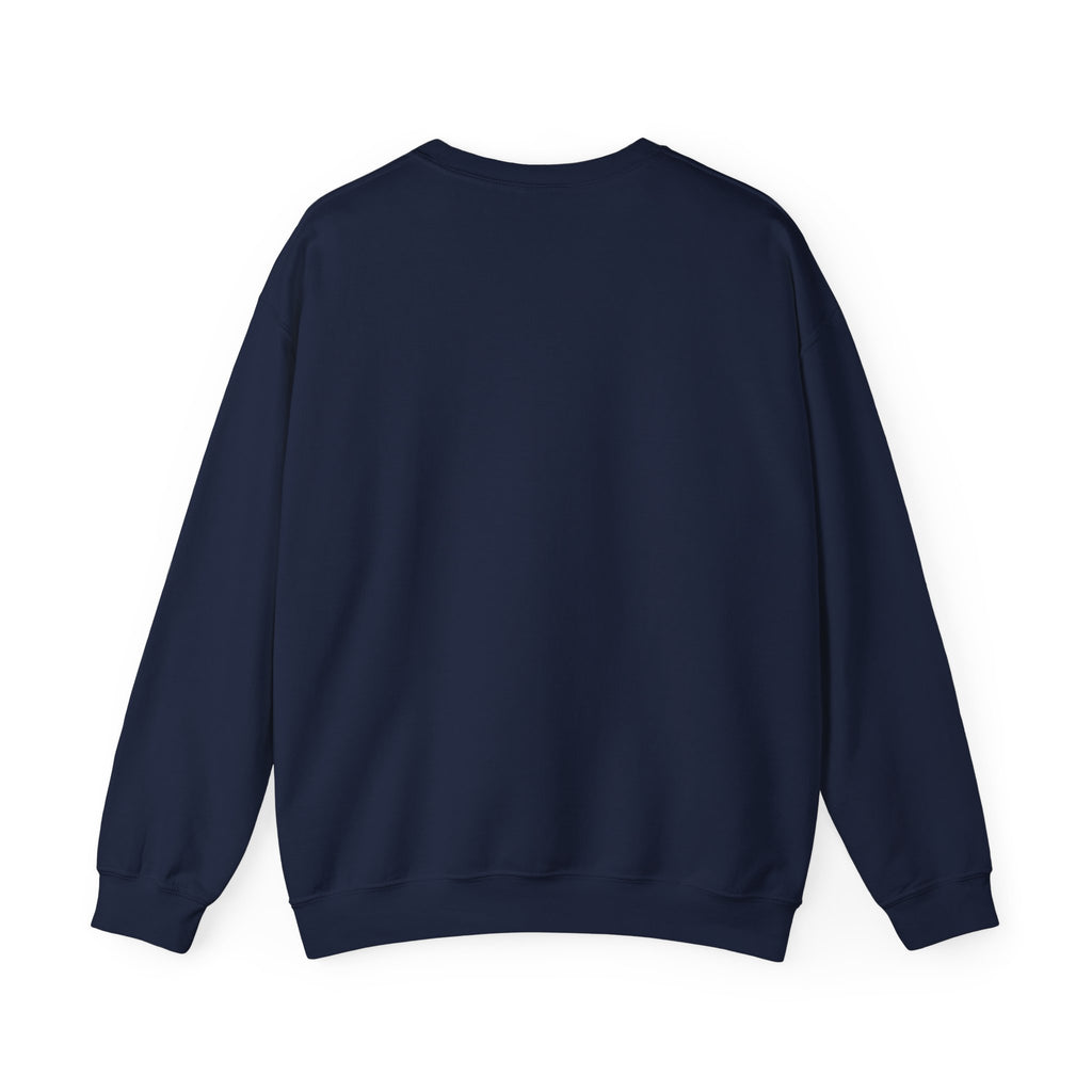Sea Shell Crewneck Sweatshirt — “Marina’s Sage” Nautical Wave Graphic